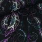 Mobile Preview: Federn lila-mint Baumwolljersey Stoff