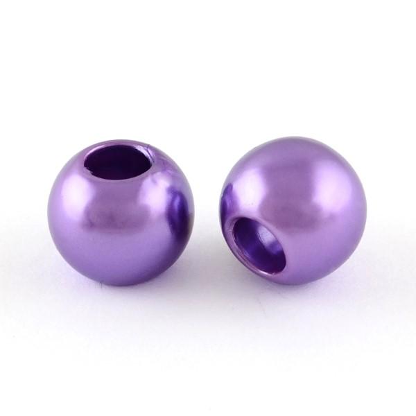 Perle lila 12mm Durchmesser
