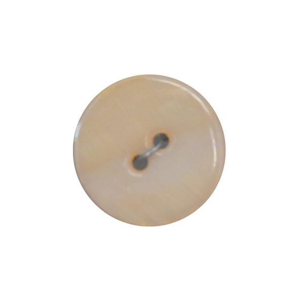 Union Knopf Knöpfe Perlmuttknopf beige 20mm